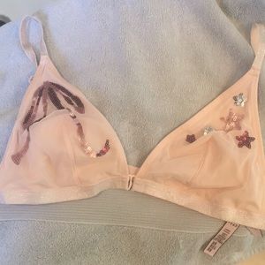 Victoria Secret size large sequins bralette